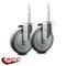 Service Caster Lakeside Carts 08606 Caster Replacement Set LAK-SCC-SSSQ20S514-PPUB-91630-2 - alternate 2